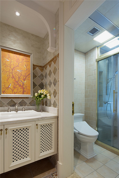 烟台装饰设计案例分享：流离在法式格调的浪漫，纯粹而美丽