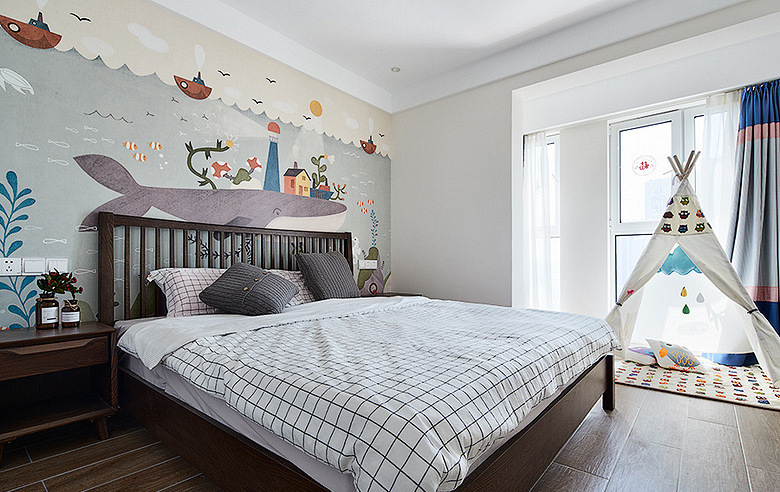 烟台装饰设计：在现代风格中捕捉到一屡素雅之美