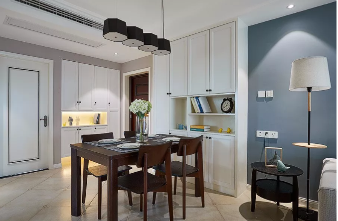 鸿图装饰  烟台家装  定制餐边柜