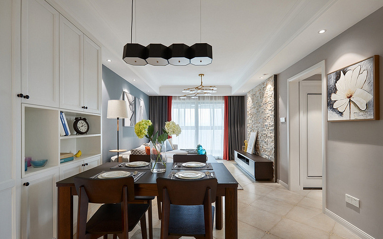 混搭风格 鸿图装饰 烟台装饰公司