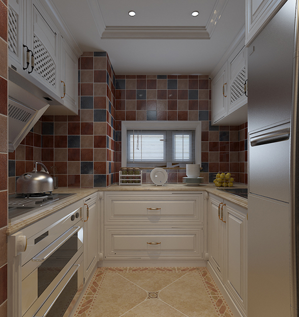 烟台装修公司案例—美式风格复式设计案例