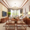 新中式风格案例：天颐郦城117平米新中式风格案例