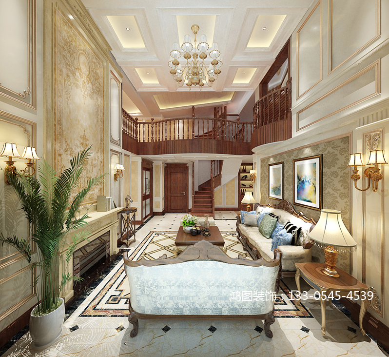 中南 山海湾欧式风格别墅案例