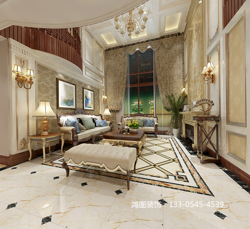 中南 山海湾欧式风格别墅案例