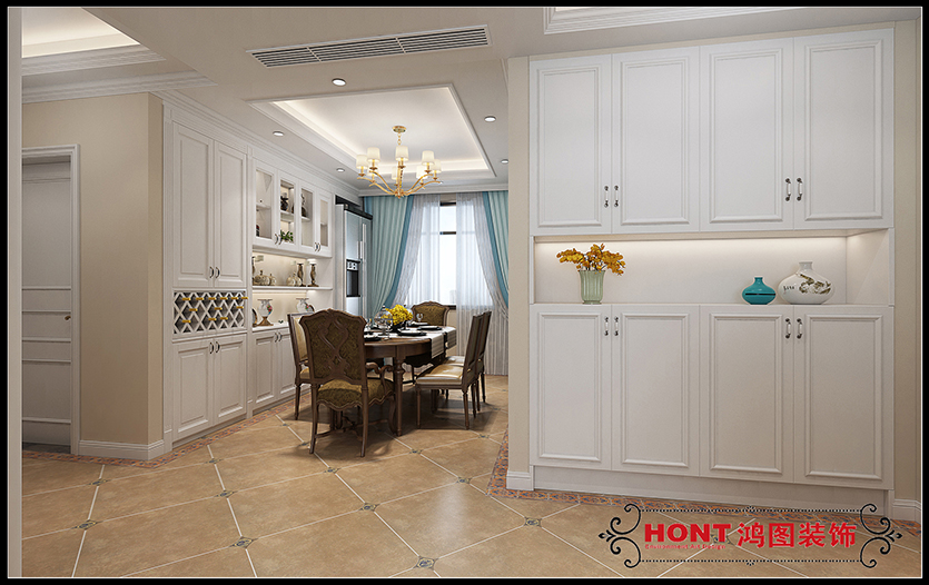 紫薇台106平米美式风格