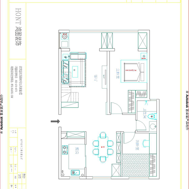 紫薇台106平米美式风格